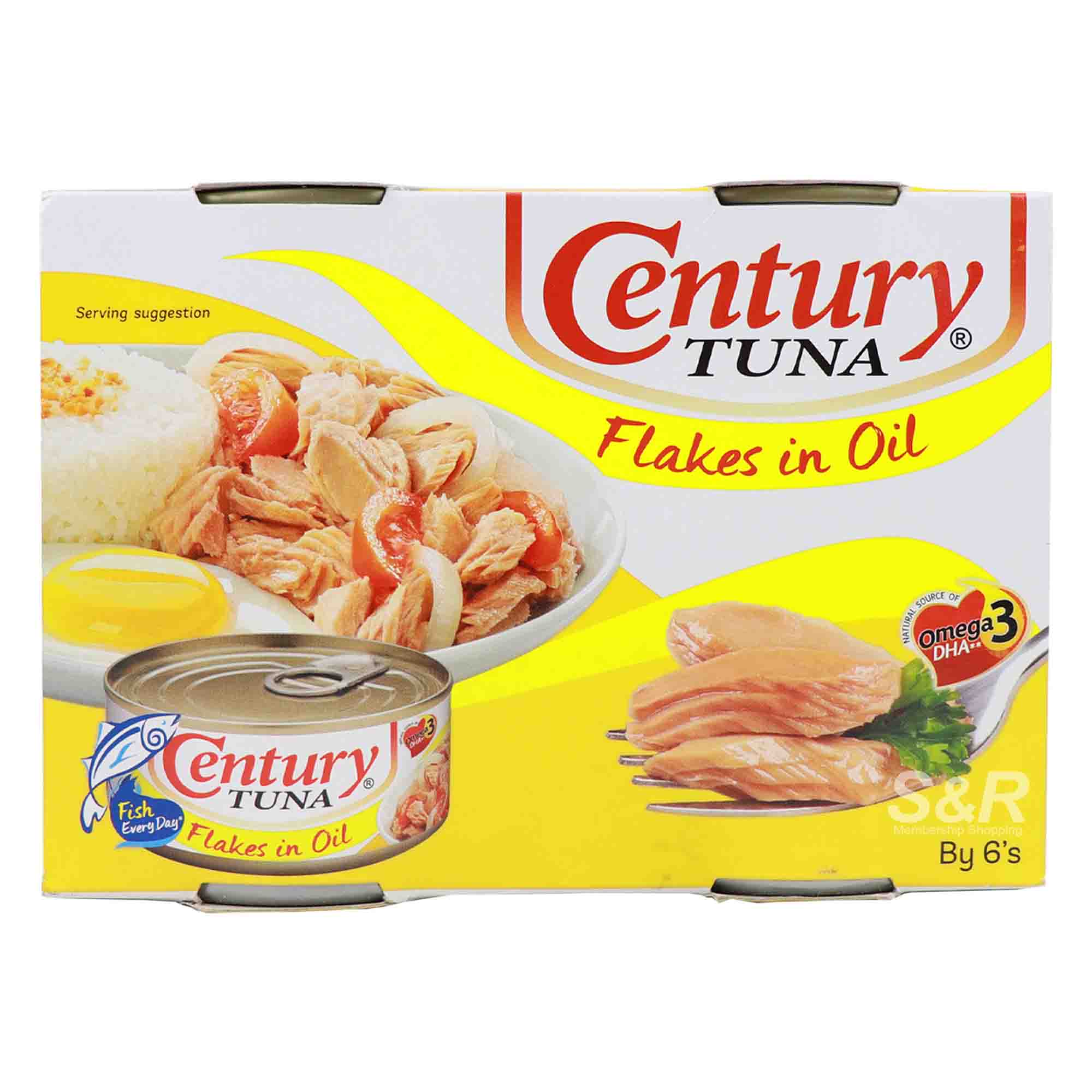 Century Tuna Flakes in Oil 6 cans Century Tuna Flakes in Oil 6 cans
